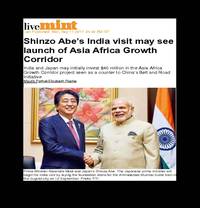  Shinzo Abe’s India