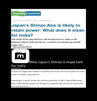  Japan's Shinzo Abe 