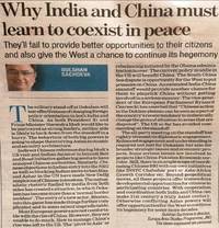 Why India and China must learn to coexist in peace