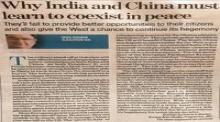 Why India and China must learn to coexist in peace